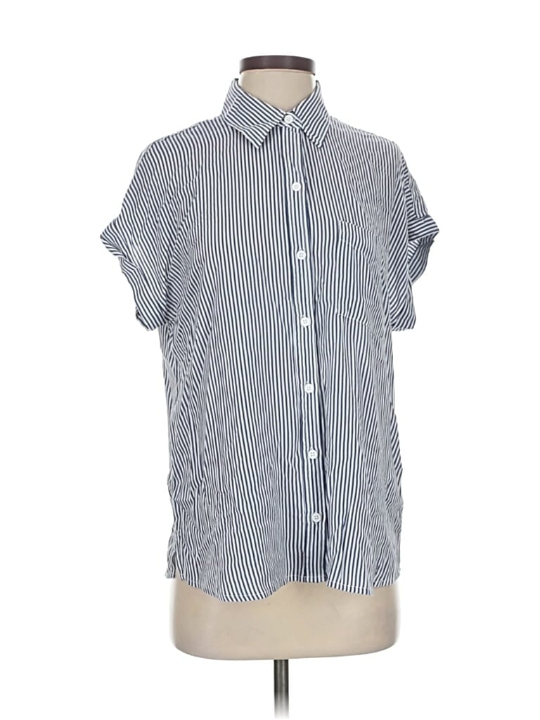 Pre-owned Cosmic Blue Love Short Sleeve Polo Shirt In Blue