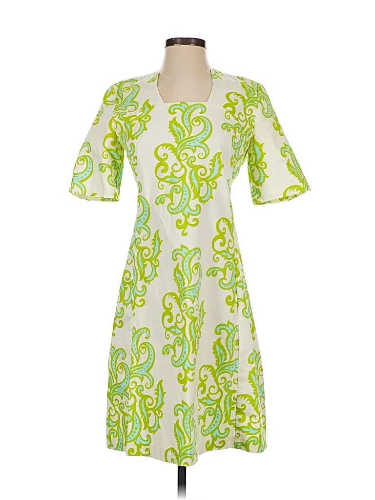 Pre-owned Lesley Evers Casual Dress In Green