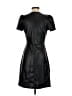Ann Taylor 100% Polyester Black Casual Dress Size 2 - photo 2