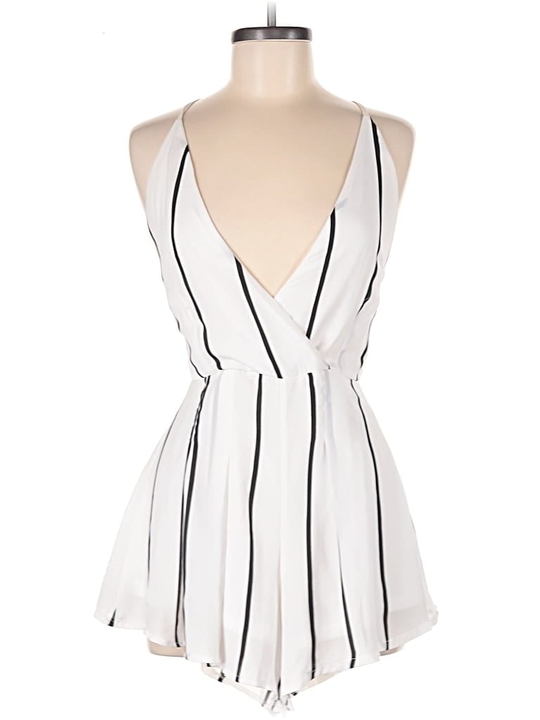 Pre-owned Assorted Brands Romper In White