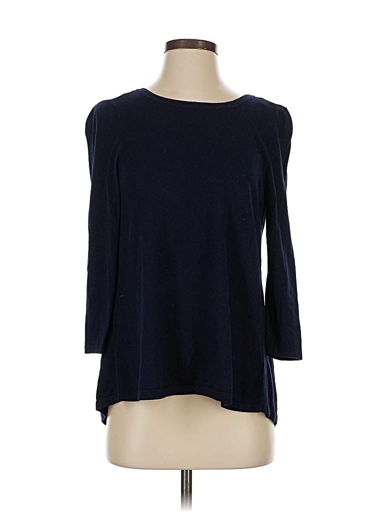 Pre-owned Ann Taylor Loft Pullover Sweater In Blue