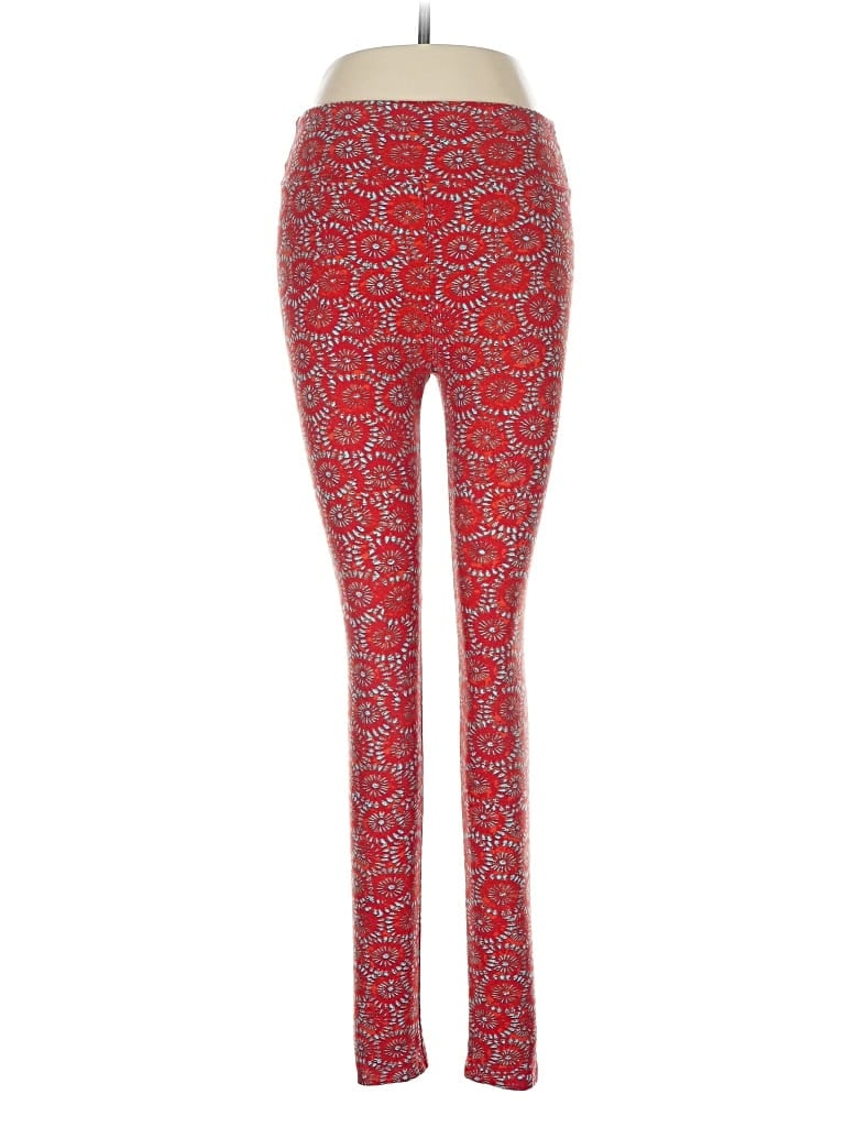 Pre-owned Lularoe Leggings In Red