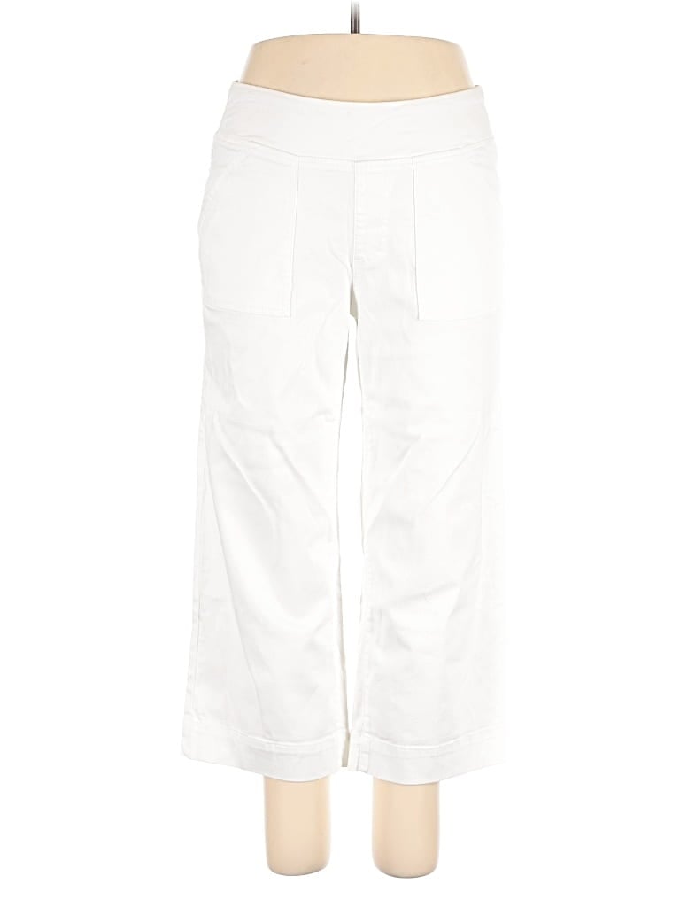 Pre-owned Belle By Kim Gravel Jeans In White