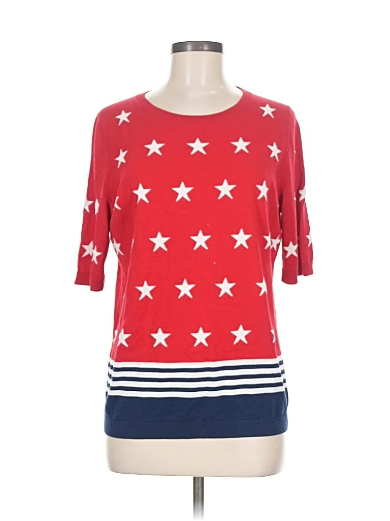 Pre-owned Talbots Pullover Sweater In Red