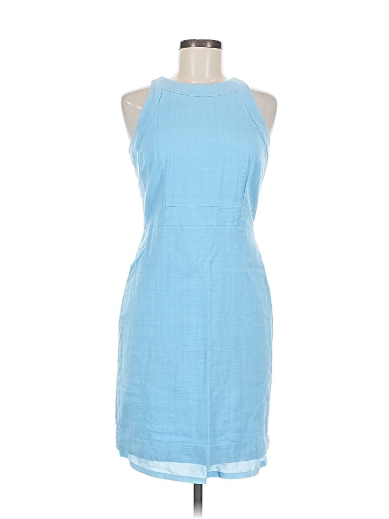 Pre-owned Ann Taylor Cocktail Dress In Blue