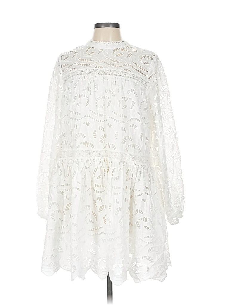 Pre-owned Chelsea28 Casual Dress In White