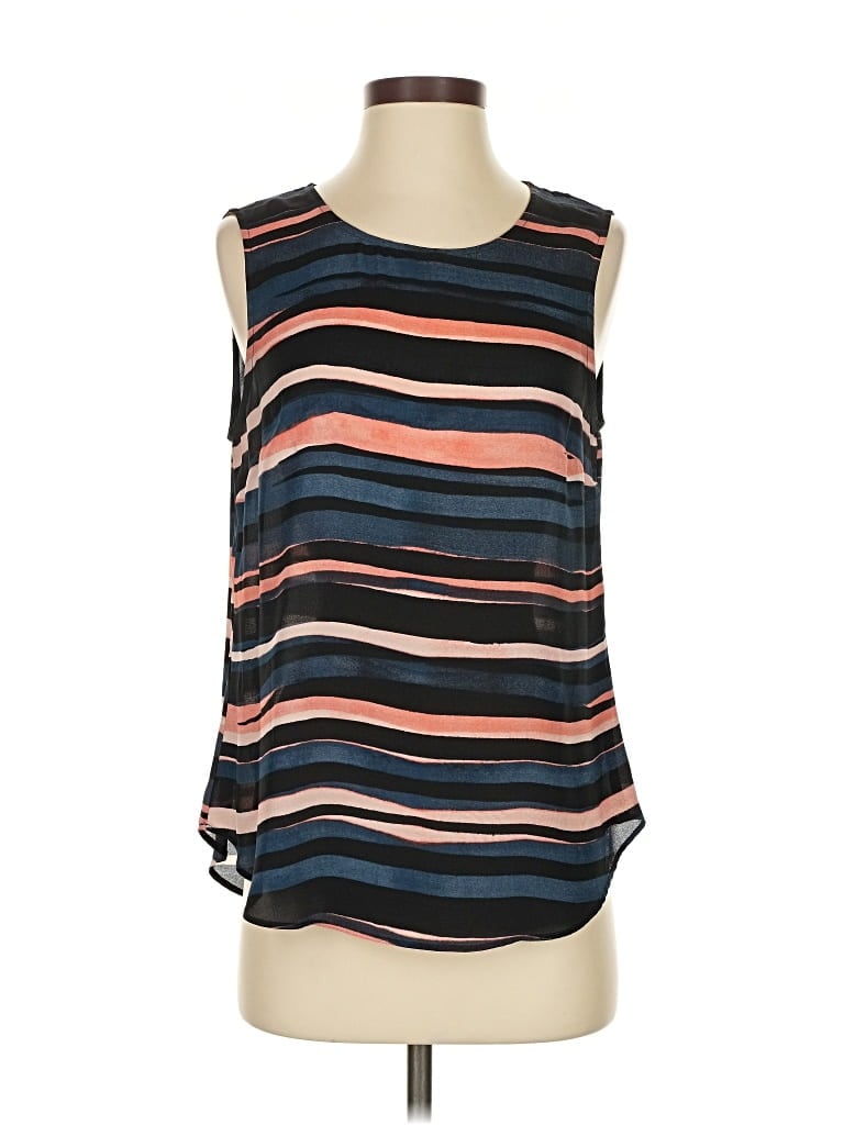Pre-owned Dkny Sleeveless T-shirt In Black