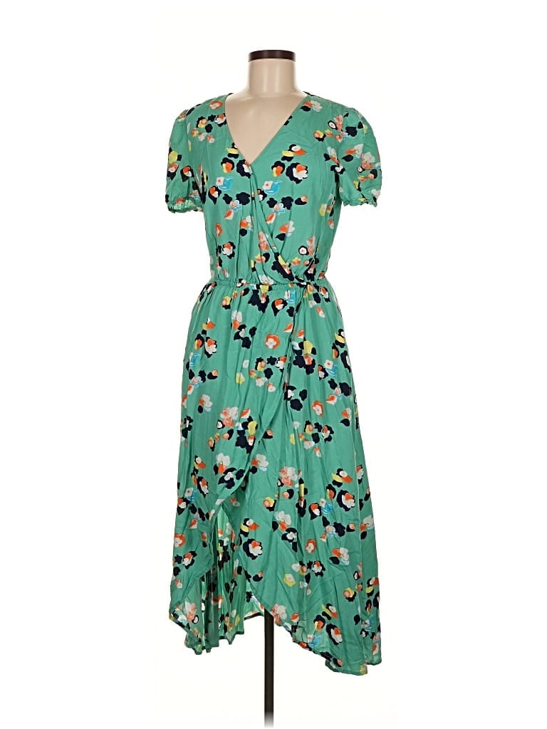 Pre-owned A.n.a. A New Approach Casual Dress In Blue