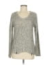 Quinn Metallic Silver Gray Pullover Sweater Size M - photo 1