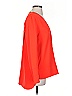 French Connection 100% Polyester Orange 3/4 Sleeve Blouse Size 4 - photo 4