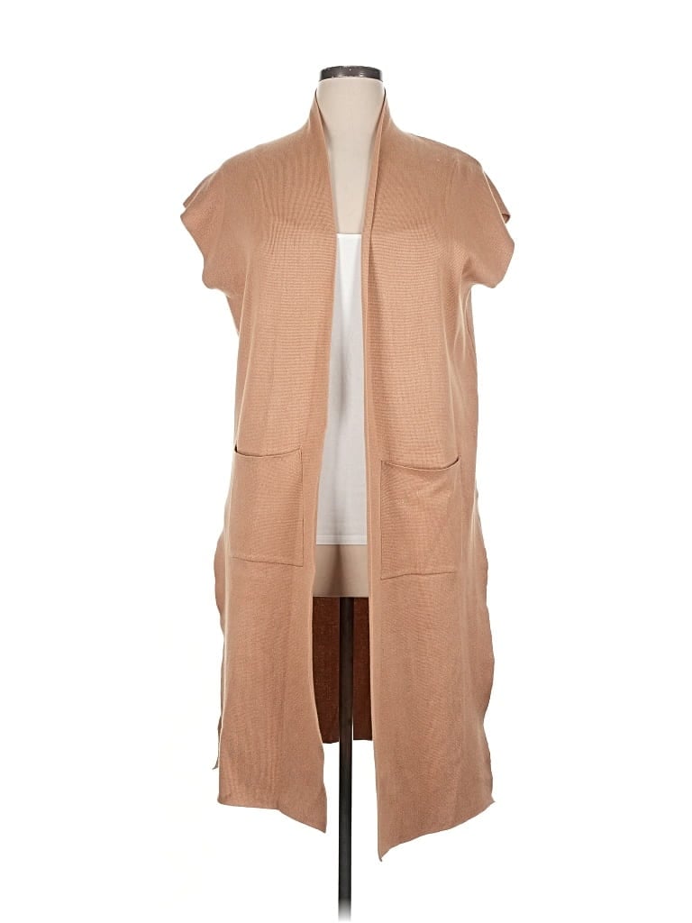 Joan Vass Cardigan Sweater In Multi