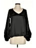 VICI 100% Polyester Black Long Sleeve Blouse Size XS - photo 1