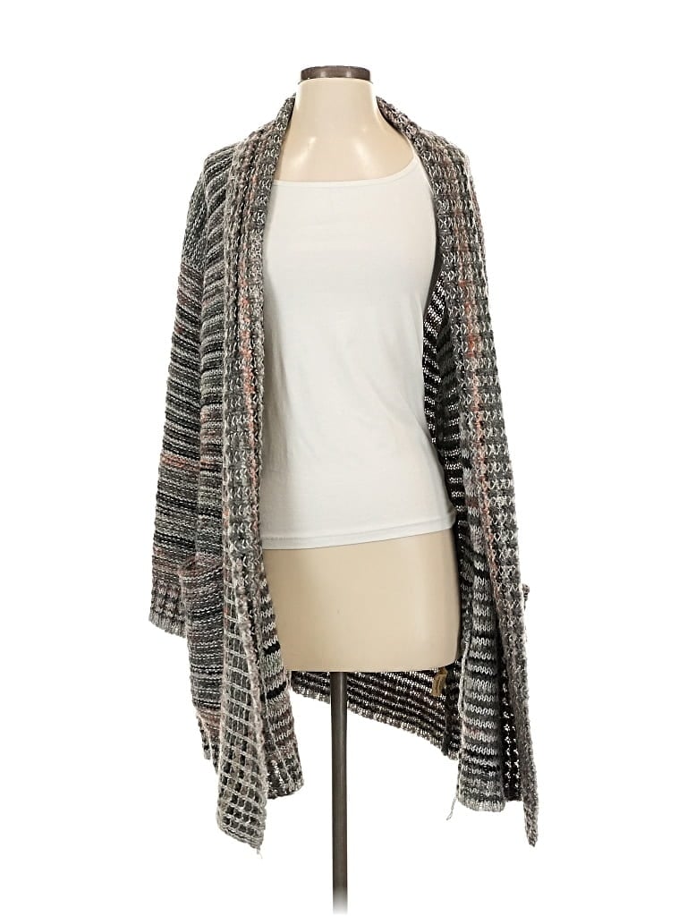 Pre-owned Akemi + Kin Cardigan Sweater In Gray