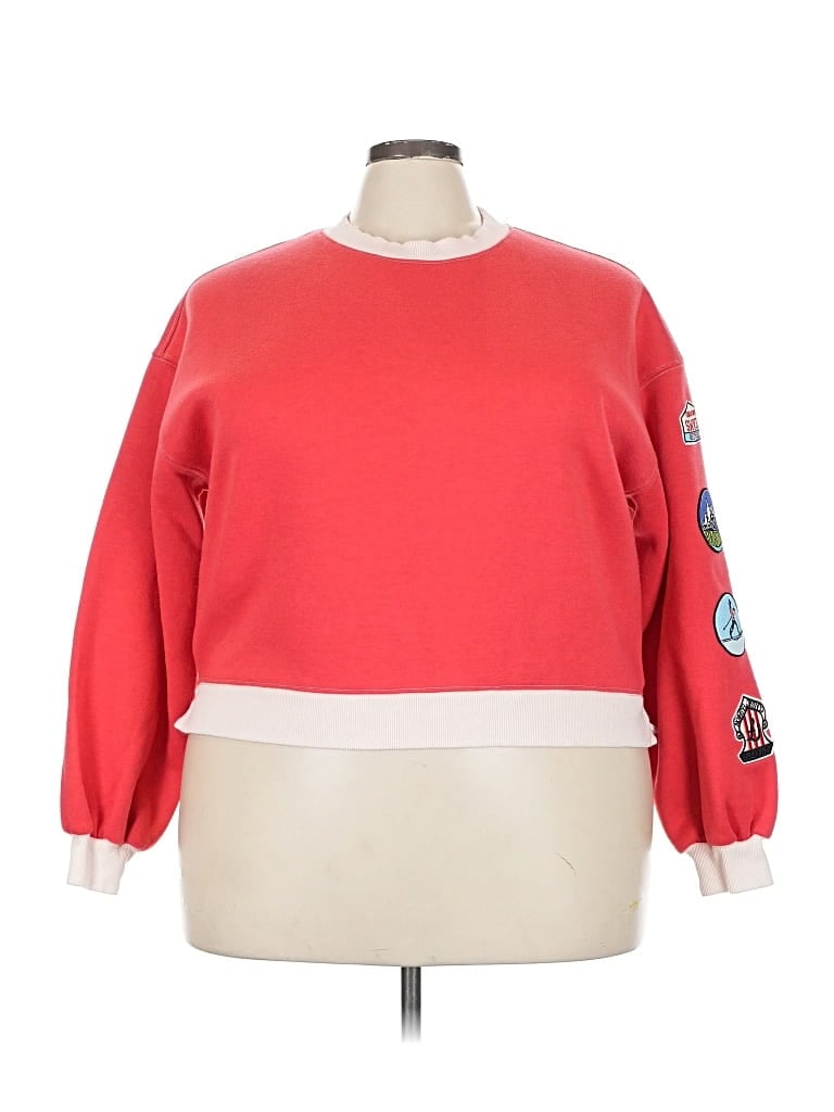 Pre-owned Easel Sweatshirt In Red