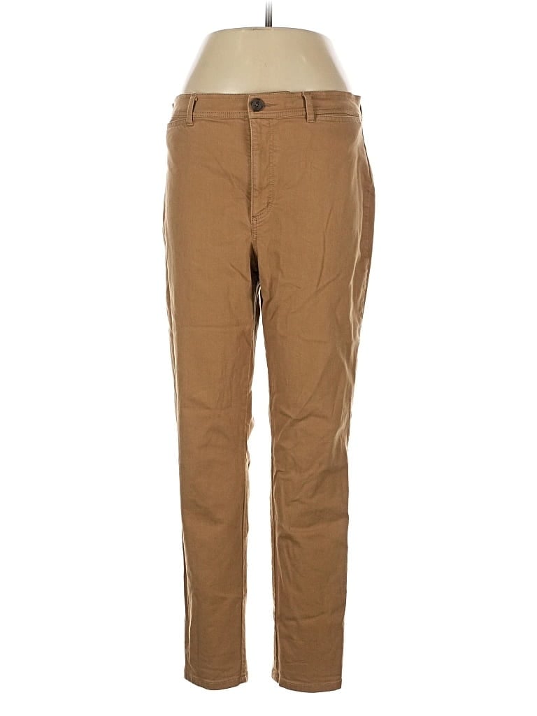 Pre-owned Ann Taylor Loft Khaki Pant In Brown
