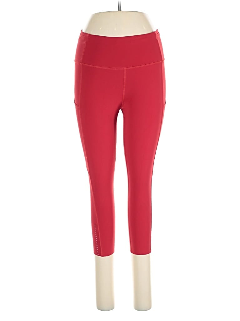 Pre-owned Lululemon Athletica Active Pants In Red