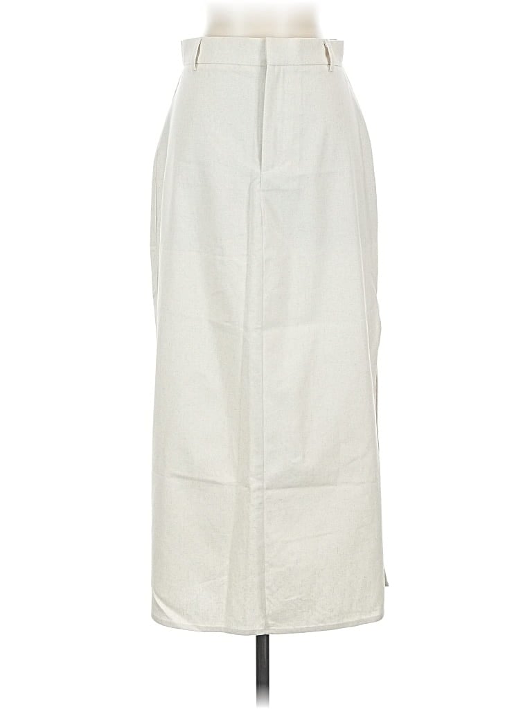 Pre-owned Cider Formal Skirt In White