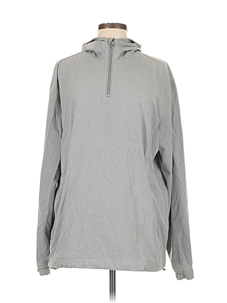 Pre-owned Linksoul Windbreaker Jacket In Gray