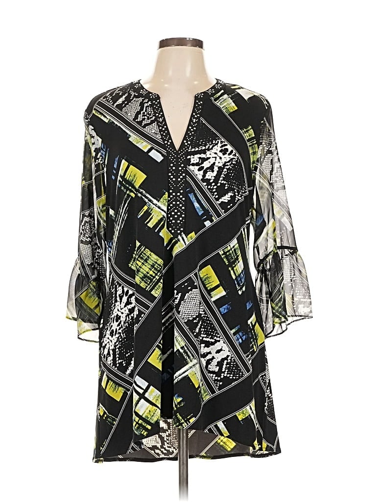 Pre-owned Style & Co Casual Dress In Black