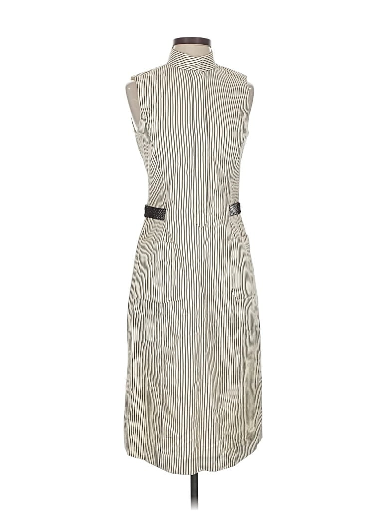 Pre-owned Carolina Herrera Casual Dress In Gray