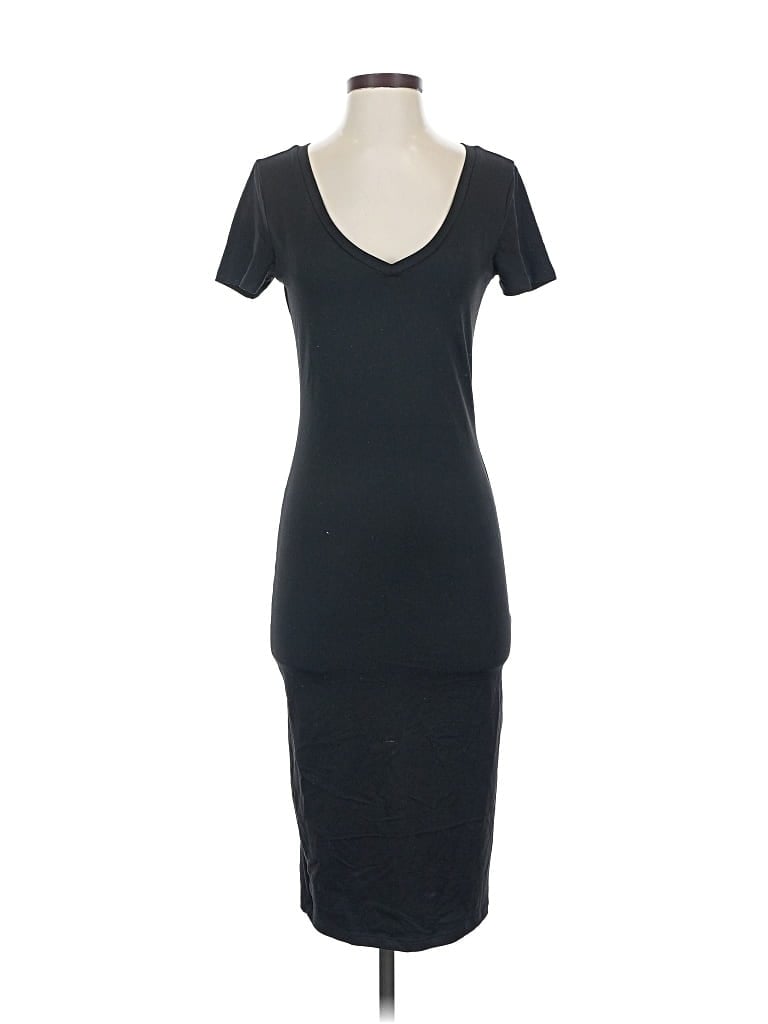 Pre-owned Leith Casual Dress In Black