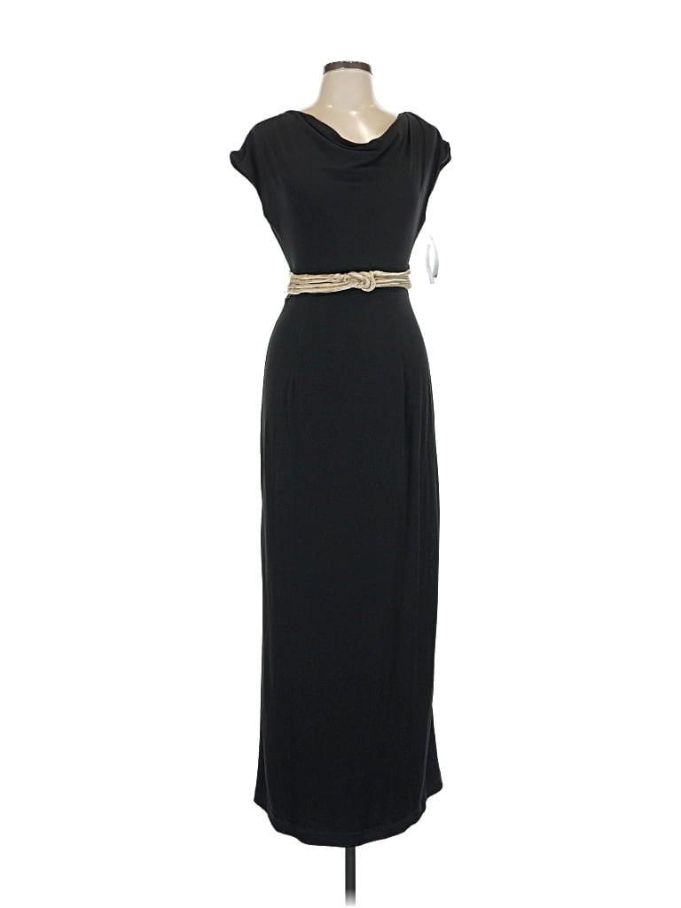 Pre-owned Agb Cocktail Dress In Black