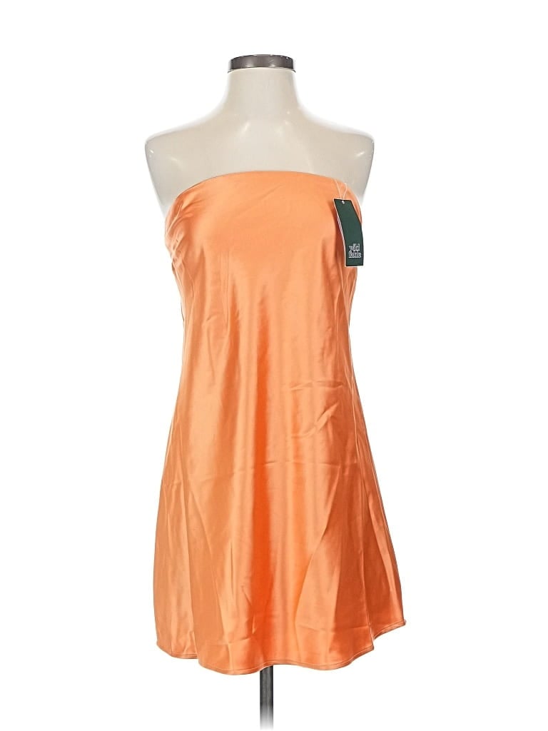 Pre-owned Wild Fable Cocktail Dress In Orange