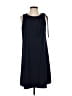 DKNY Solid Blue Black Casual Dress Size 4 - photo 1