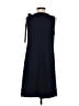 DKNY Solid Blue Black Casual Dress Size 4 - photo 2