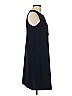 DKNY Solid Blue Black Casual Dress Size 4 - photo 4