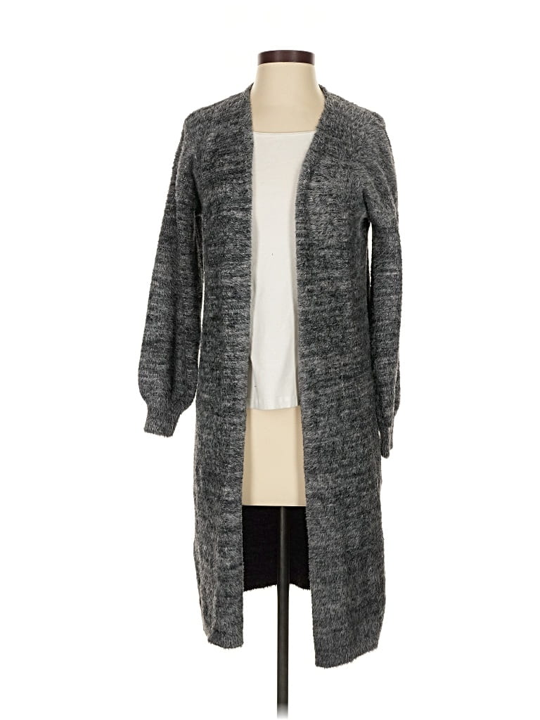 M Magaschoni Cardigan Sweater In Gray