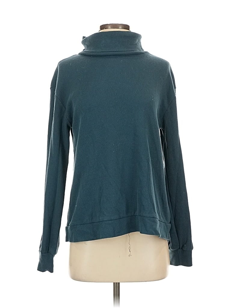 Pre-owned Caslon Turtleneck Sweater In Blue