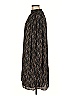 Ann Taylor 100% Polyester Paisley Black Casual Dress Size 6 - photo 5