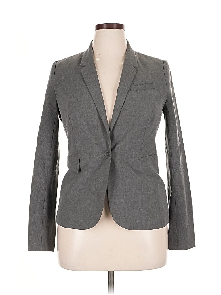 Pre-owned The Limited Blazer Jacket In Gray