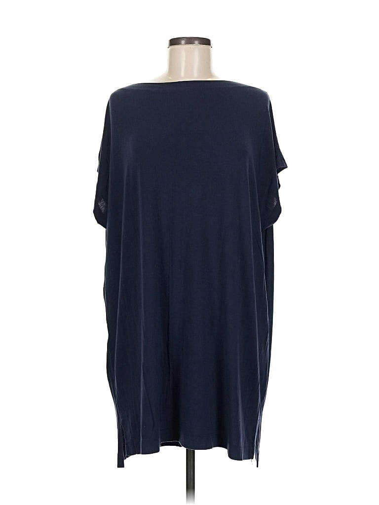 Pre-owned Vince 3/4 Sleeve T-shirt In Blue