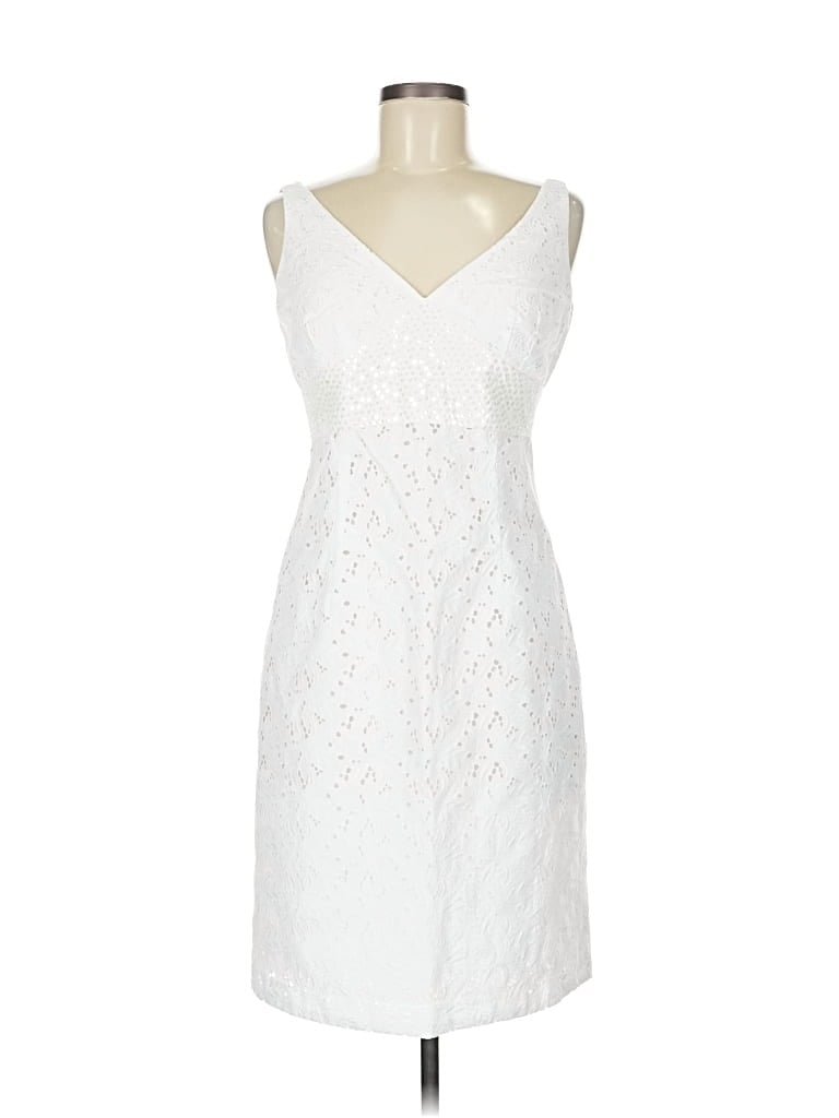 Pre-owned Muse Cocktail Dress In White