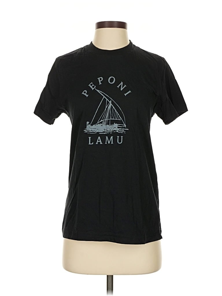 Pre-owned Assorted Brands Short Sleeve T-shirt In Black