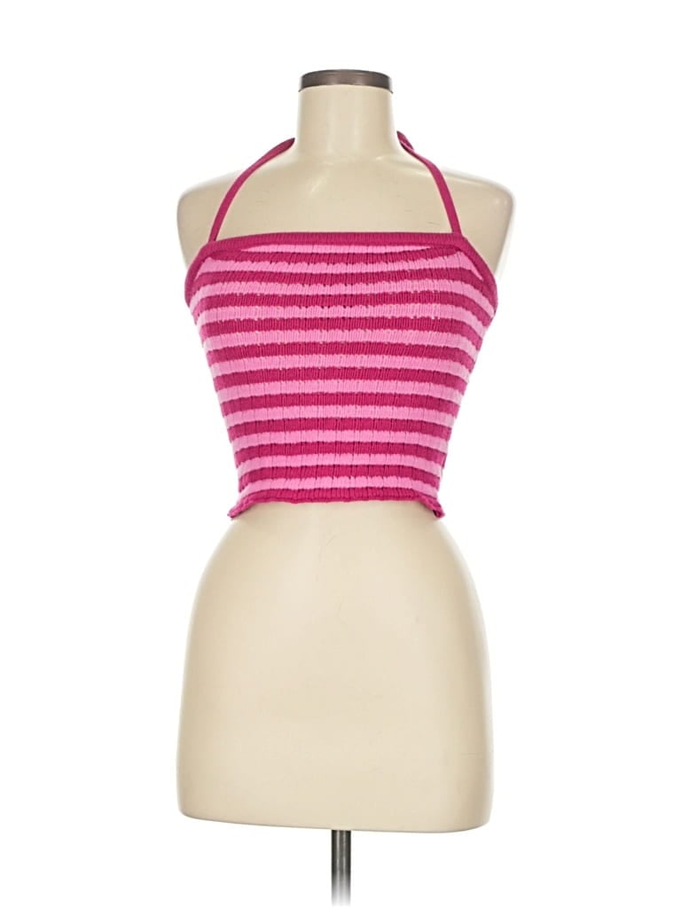 Pre-owned Cotton Candy La Cardigan Sweater In Pink