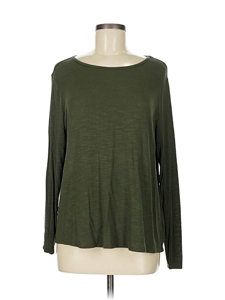 Pre-owned Old Navy 3/4 Sleeve T-shirt In Green