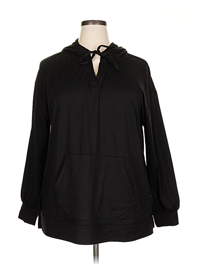 Pre-owned Livi Long Sleeve Polo Shirt In Black