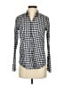 J.Crew Checkered-gingham Blue Long Sleeve Button-Down Shirt Size 4 - photo 1