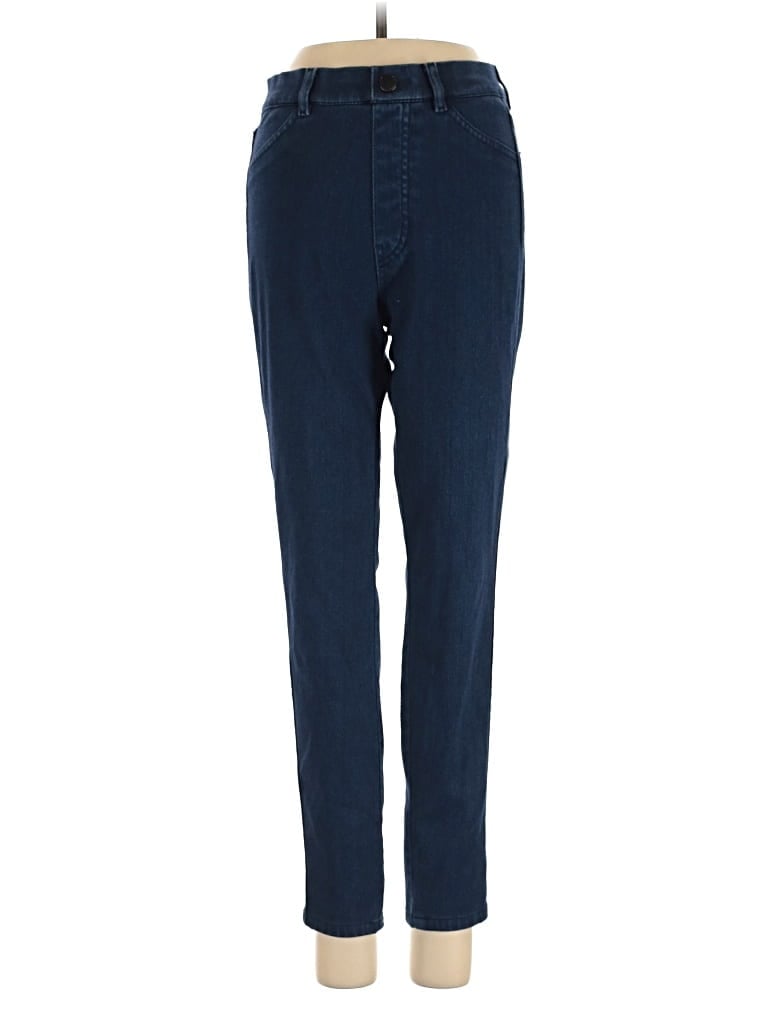 Pre-owned Uniqlo Jeggings In Blue