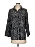 Investments 100% Polyester Black 3/4 Sleeve Blouse Size S - photo 1