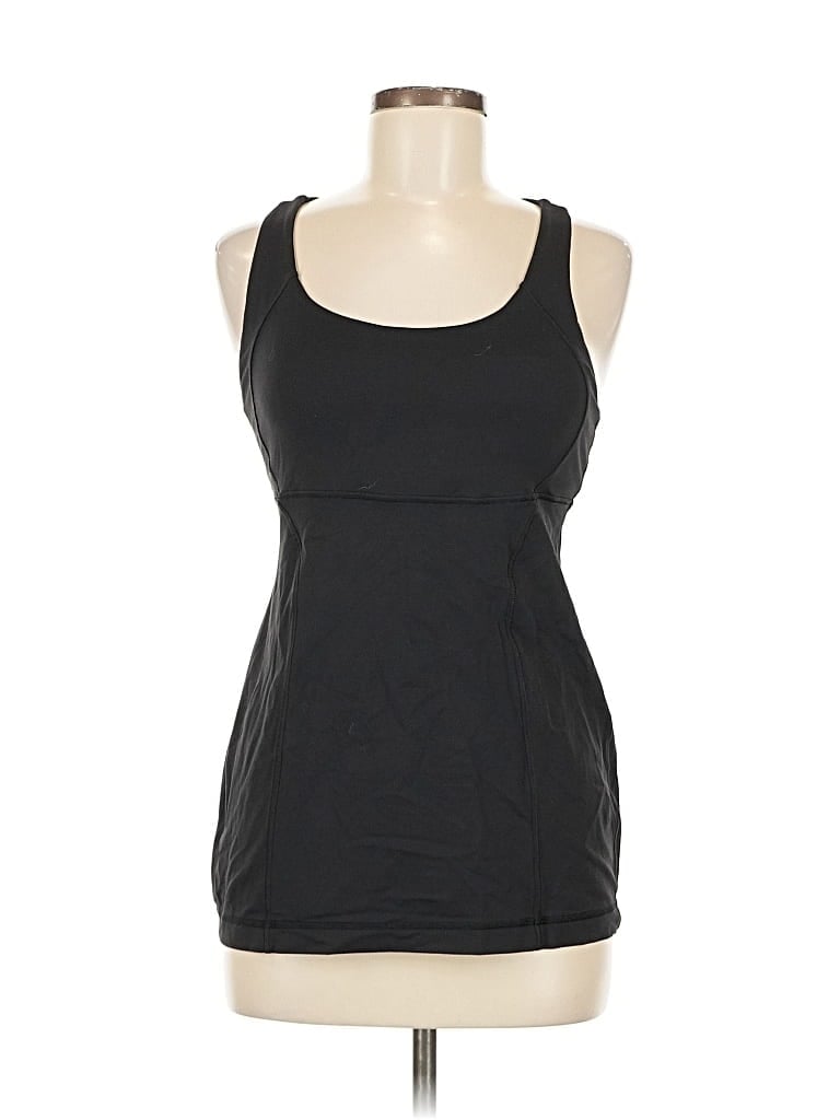 Pre-owned Lululemon Athletica Active Tank Top In Black