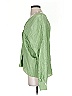 Vince. Green Long Sleeve Blouse Size S - photo 5
