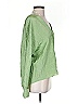 Vince. Green Long Sleeve Blouse Size S - photo 4