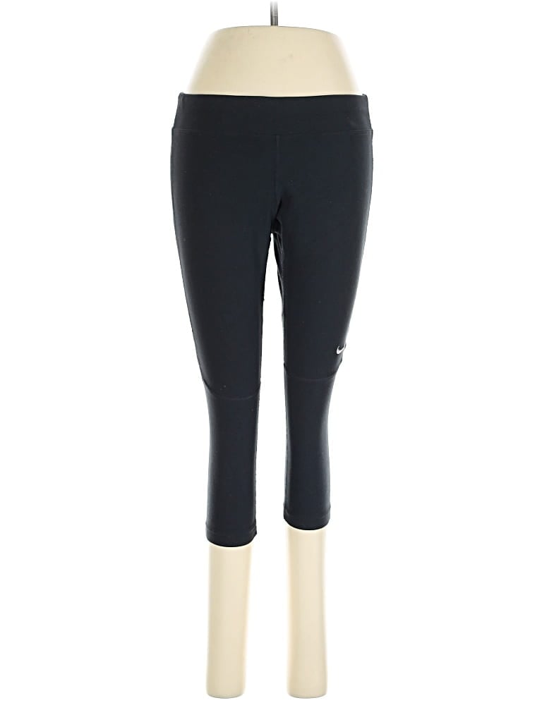 Pre-owned Nike Active Pants In Black