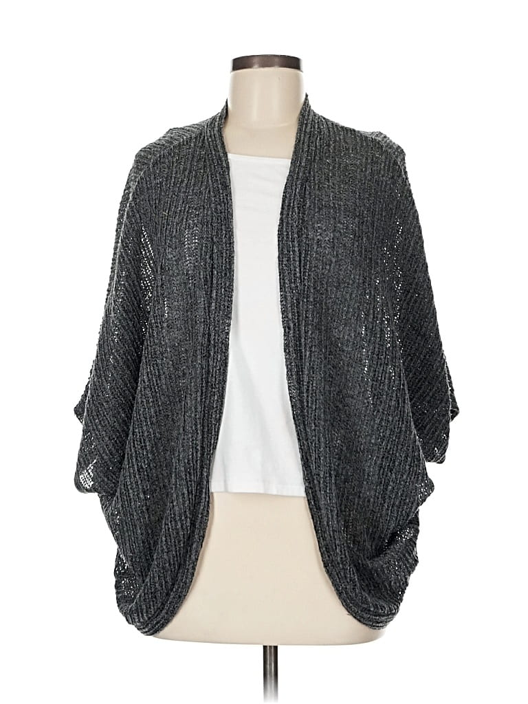 Pre-owned Geegee Cardigan Sweater In Gray