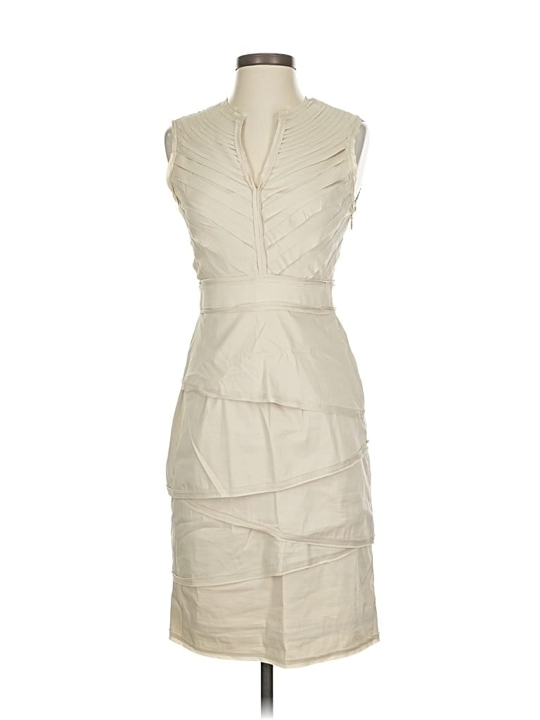 Pre-owned Bcbgmaxazria Cocktail Dress In Brown