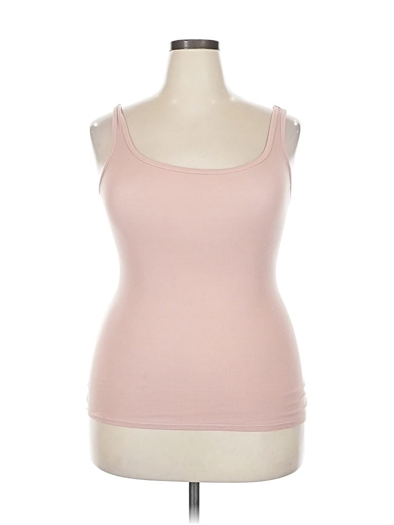 A NEW DAY Pre-owned Tank Top Pink Sweetheart Neckline Tops